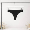 Camel Toe-Free Low Rise Thong – Black