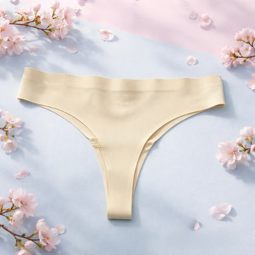 Camel Toe-Free Low Rise Thong – Latte